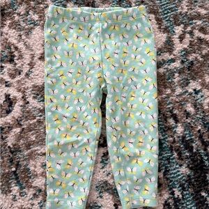 Carter's Light Green Butterfly Leggings